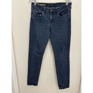 J Crew Toothpick Women's Jeans Blue Low Rise Skinny Leg Stretch Slim Denim Sz 29
